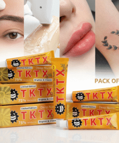 ✅ Notre CRÈME ANESTHÉSIQUE la plus PUISSANTE TKTX 75% 🤩 Pack 5 – Offre Limitée