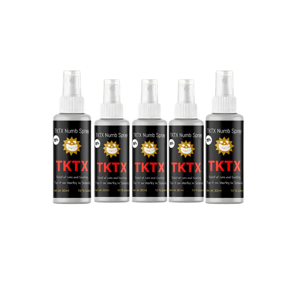 ✅ Pack 5 TKTX SPRAY ANESTHÉSIQUE 30 ml PENDANT🤩 - Offre Limitée