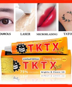 Otre Crème ANESTHÉSIQUE la plus PUISSANTE TKTX GOLD 75% POUR TATOUAGE | ÉPILATION | PERÇAGE | LE MICROBLADING | ANESTHÉSIE