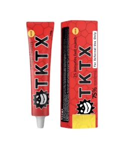 TKTX Red 75% – Crème Anesthésiante pour Épilation Laser, Cire et Épilation